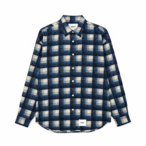 WTAPS flannel shirt in premium streetwear style with relaxed fit